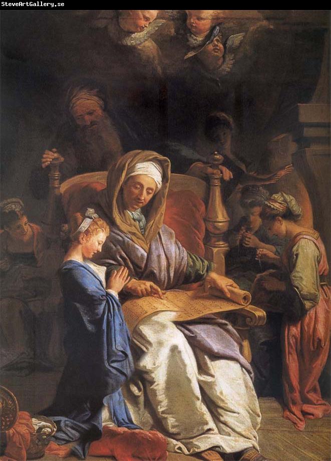 Jean Jouvenet The educacion of the Virgin